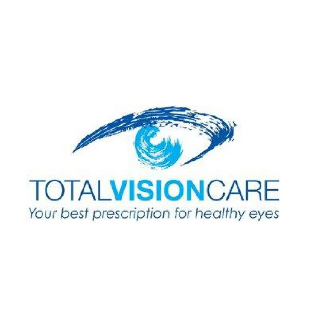 TotalVisionCare logo: eye and tagline.