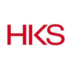 A red hks logo is shown.