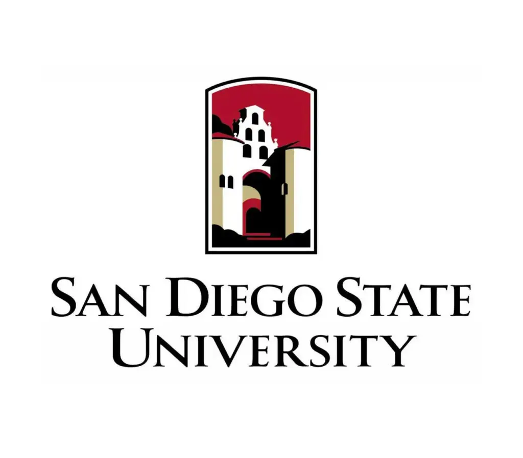 A logo of san diego state university.