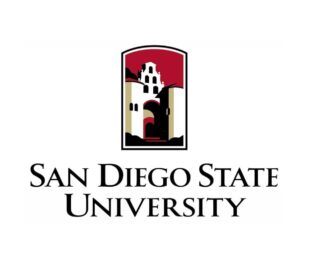 A logo of san diego state university.